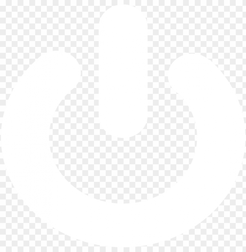 white power button PNG transparent with Clear Background ID 203943
