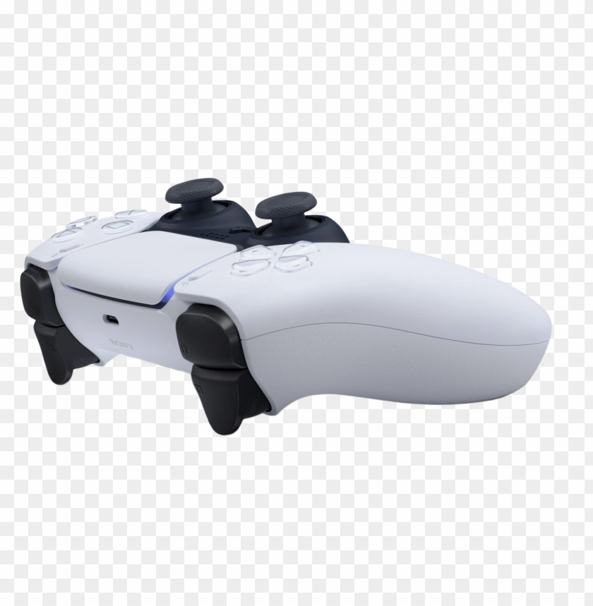 white ps5 controller  gaming side view PNG image with transparent background@toppng.com