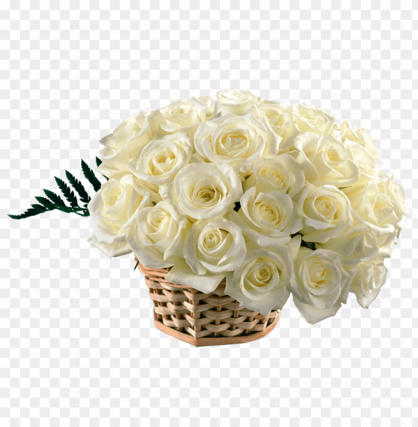 white roses basket bouquet