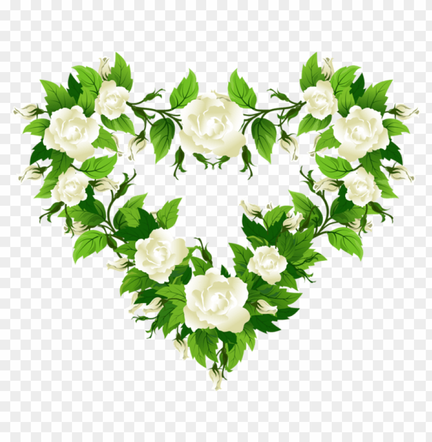 white roses heart decorpicture