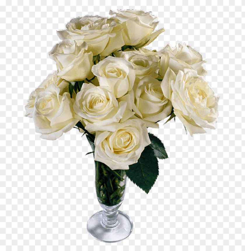 white roses transparent vase bouquet
