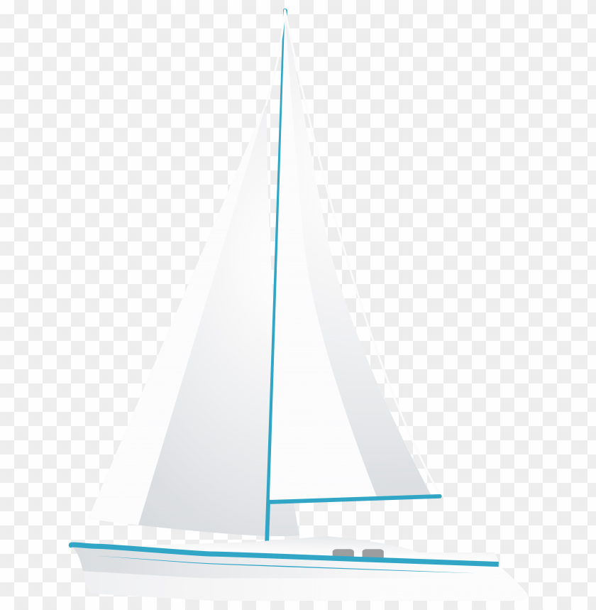 Download white sailboat clipart png photo  @toppng.com