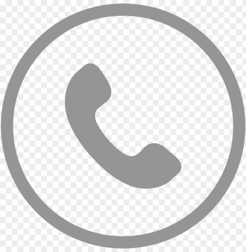 white telephone logo PNG transparent with Clear Background ID 101935