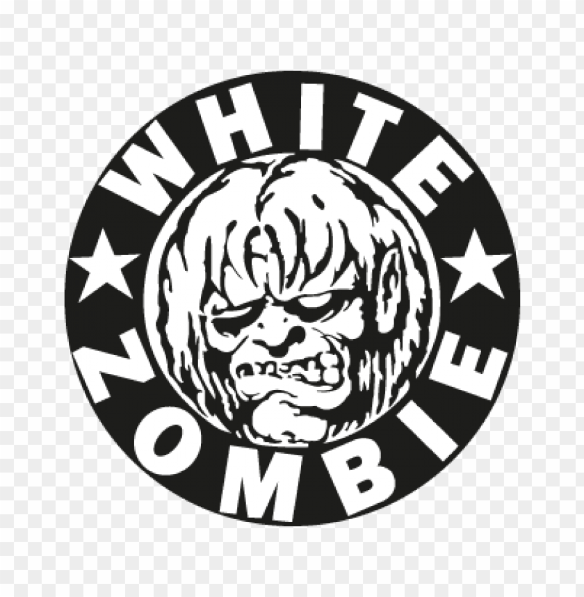  white zombie vector logo download free - 463057