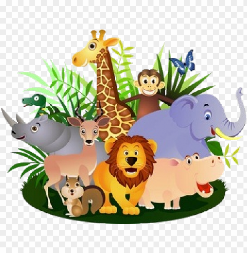 wild animals clipart png - group of animals clipart PNG image with  transparent background | TOPpng