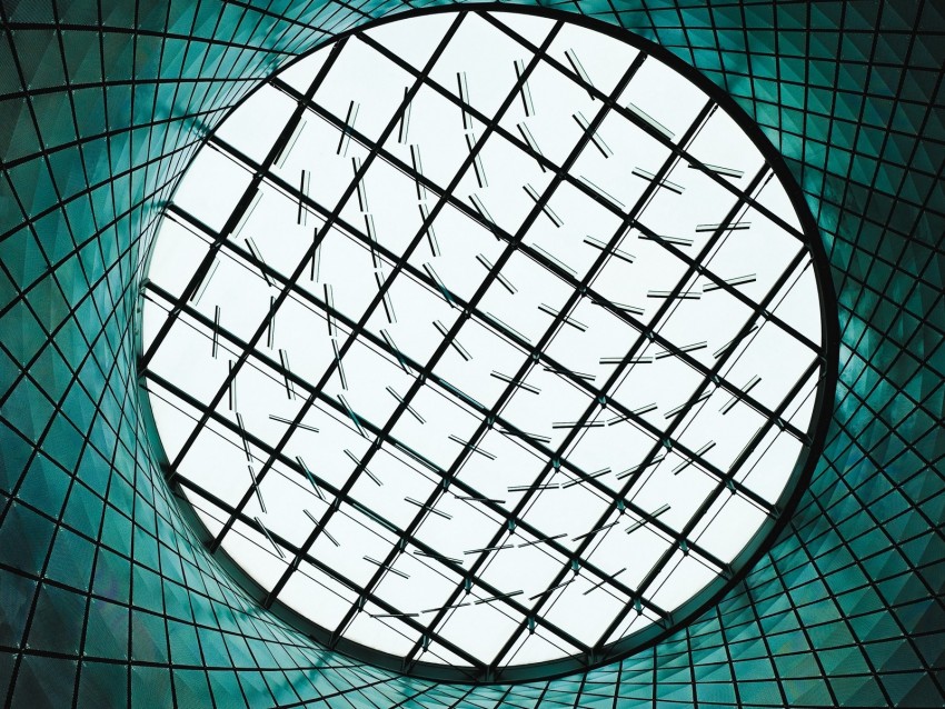 window, building, architecture, round, grid