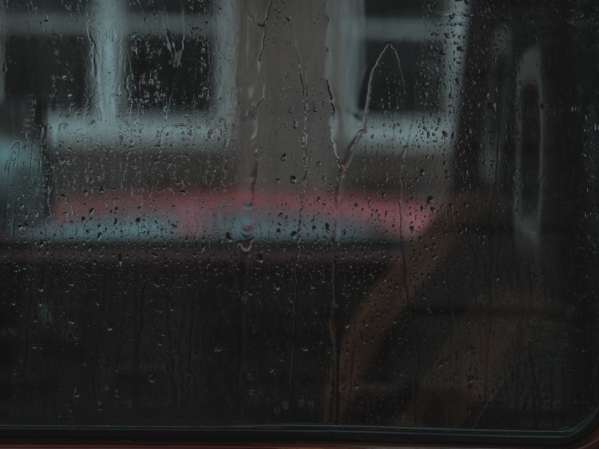 window, glass, wet, drops, rain