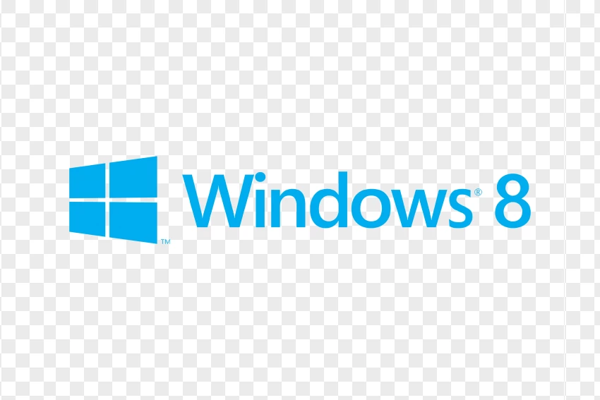 Windows 8 Logo Flat Blue Icon Vector PNG Transparent Background