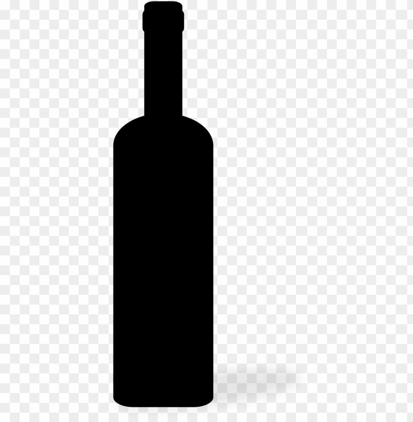 Wine Bottle Silhouette PNG Transparent With Clear Background ID 90667