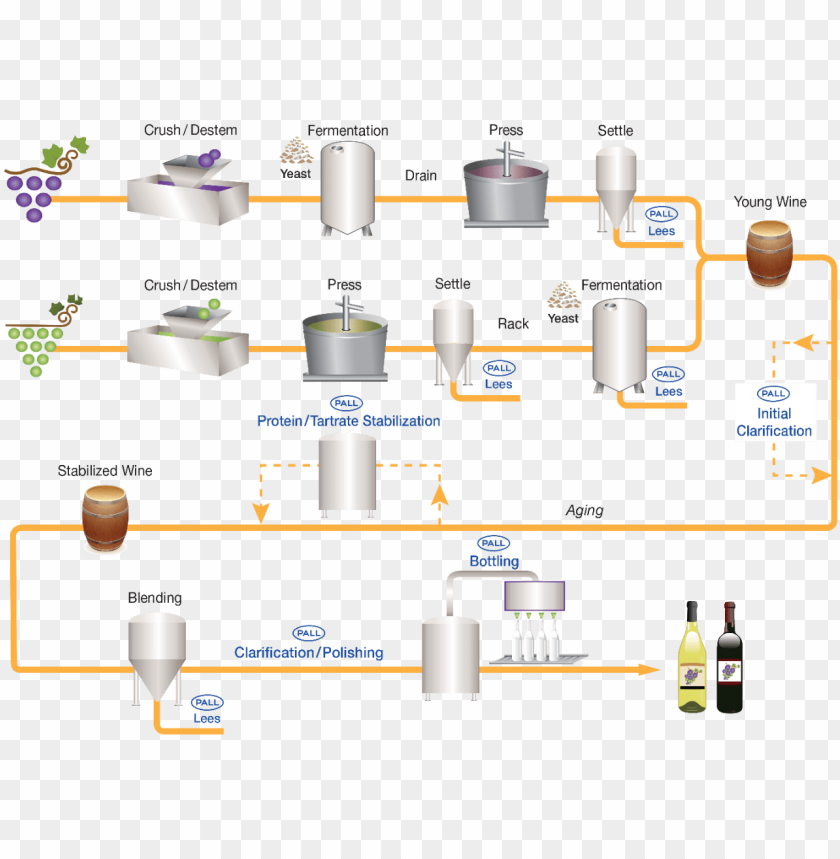 wine filtration process flow diagram diagram PNG transparent with Clear Background ID 235919
