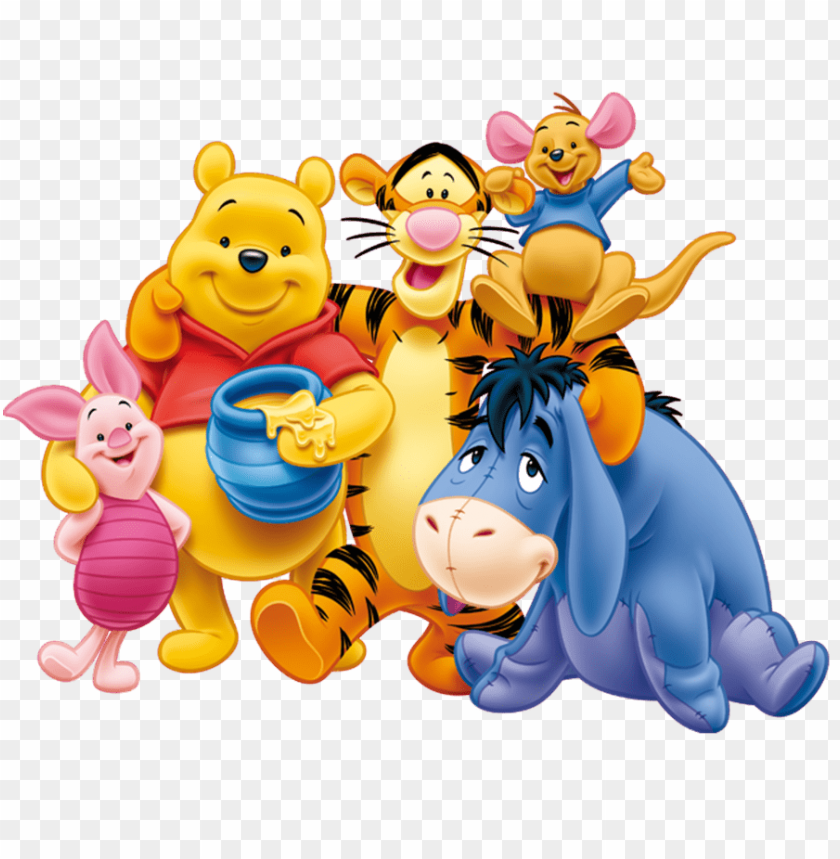 winnie the pooh all clipart png photo - 20227