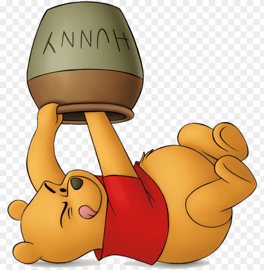 free PNG winnie the pooh honey pot - winnie the pooh's hunny pot PNG image with transparent background PNG images transparent