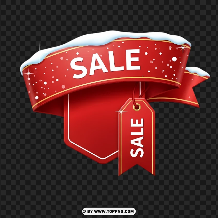 Winter Shopping Offer Badge PNG Transparent Background