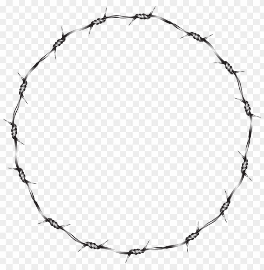 wire round border transparent