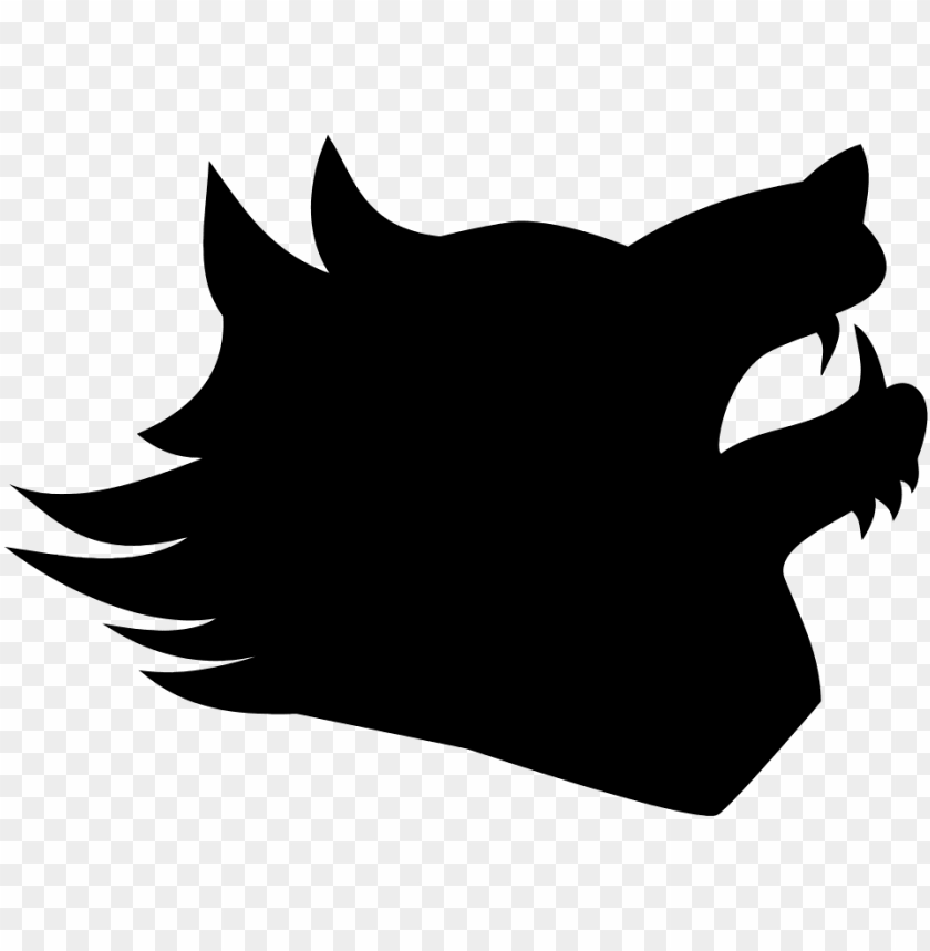 wolf head silhouette png - clipart wolf head silhouette PNG image with transparent background@toppng.com