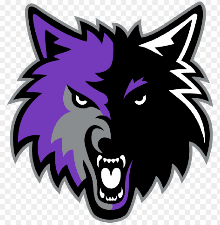 Wolf Logo Png Minnesota Timberwolves Logo Red Png Image With - blue wolf logo roblox