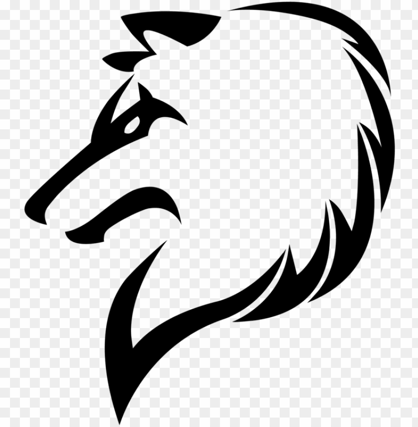 Tribal Wolf Symbol