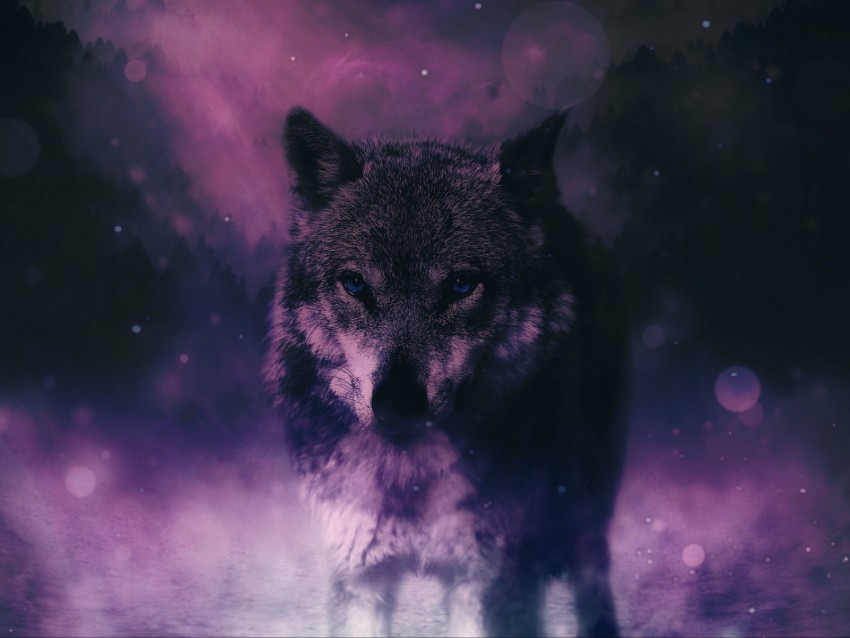 wolf, predator, wildlife, photoshop, sight