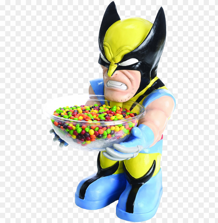 wolverine candy bowl holder PNG transparent with Clear Background ID 439721