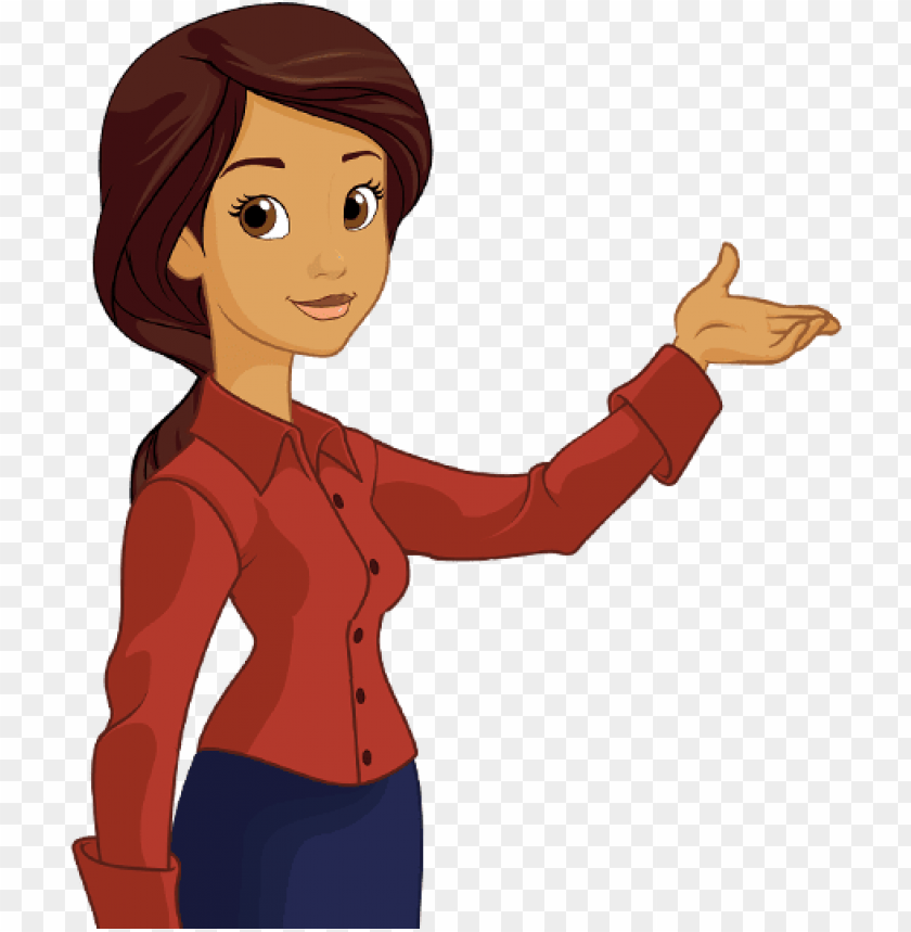 Woman Clipart Transparent Teacher Cartoon Vector Character