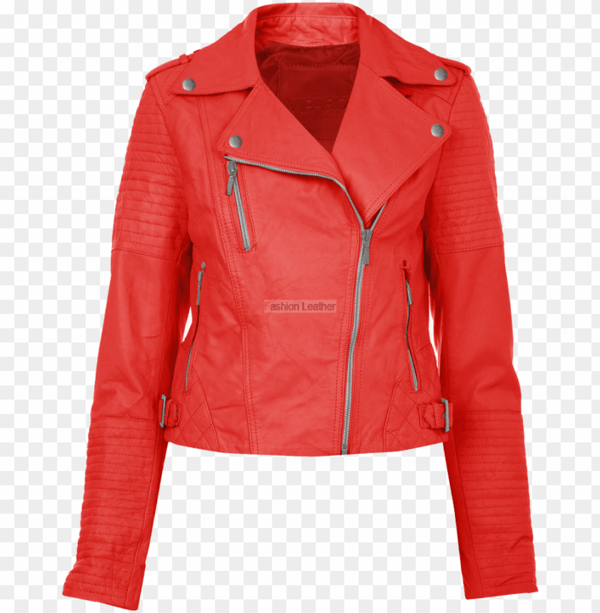 Women Leather Jacket Transparent Images Transparent Red Leather Jacket PNG Image With Transparent Background