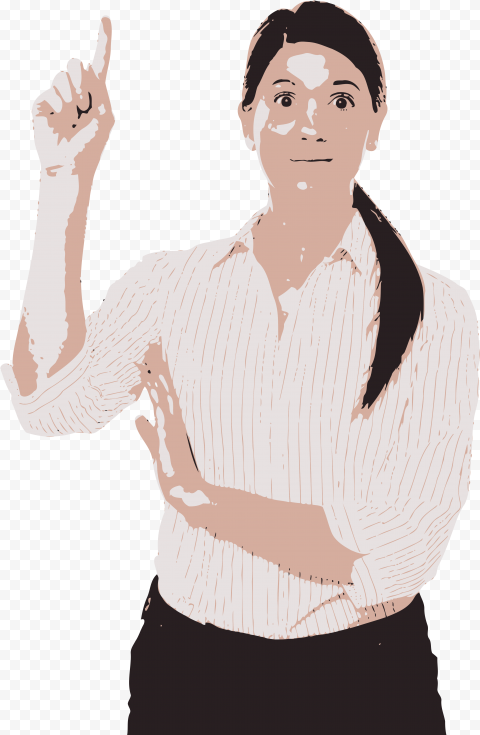 women pointing top png image pointing wome PNG transparent with Clear Background ID 196788