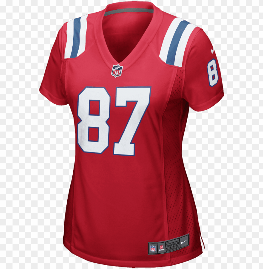 Womens Red Patriots Jersey PNG Image With Transparent Background | TOPpng