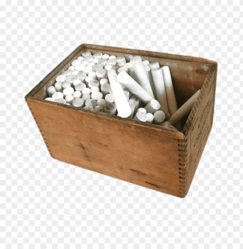wooden box of writing chalk PNG transparent with Clear Background ID 116205