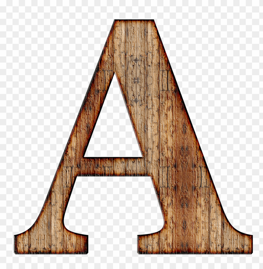 miscellaneous, alphabet, wooden capital letter a, 