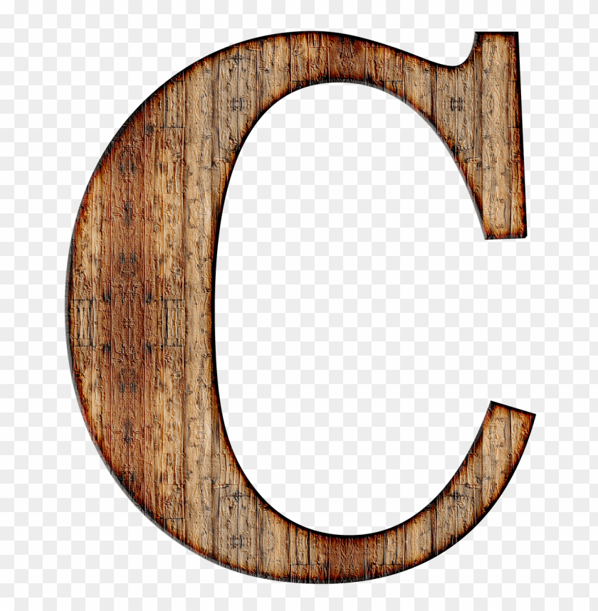 miscellaneous, alphabet, wooden capital letter c, 