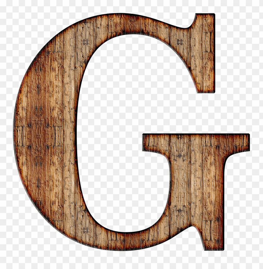 miscellaneous, alphabet, wooden capital letter g, 
