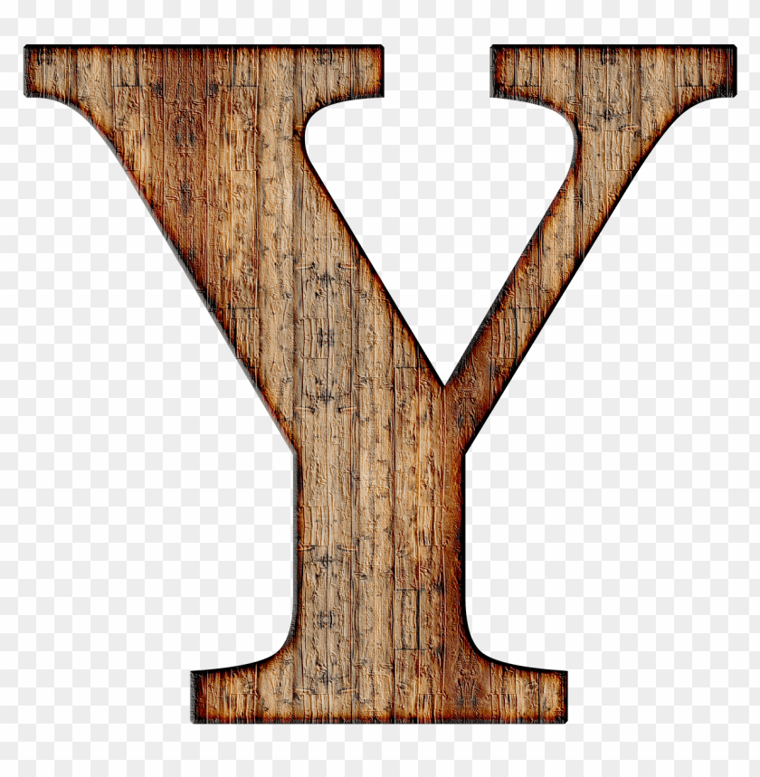 miscellaneous, alphabet, wooden capital letter y, 