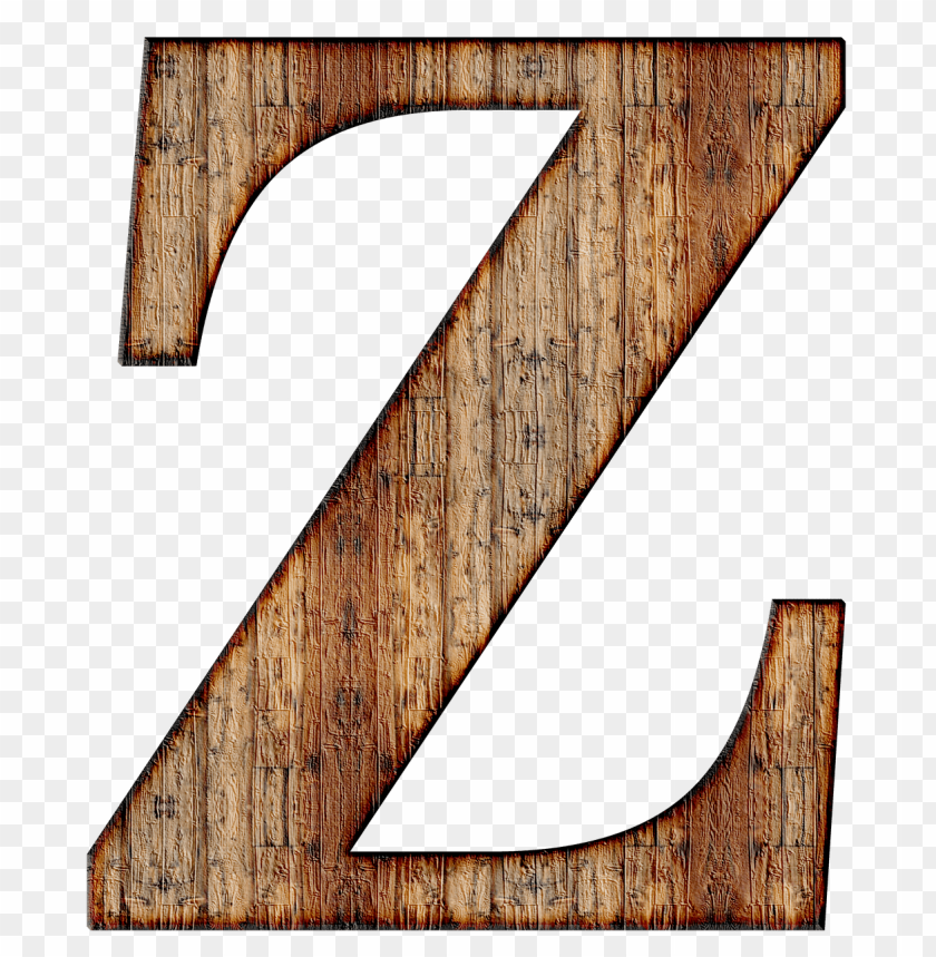 miscellaneous, alphabet, wooden capital letter z, 