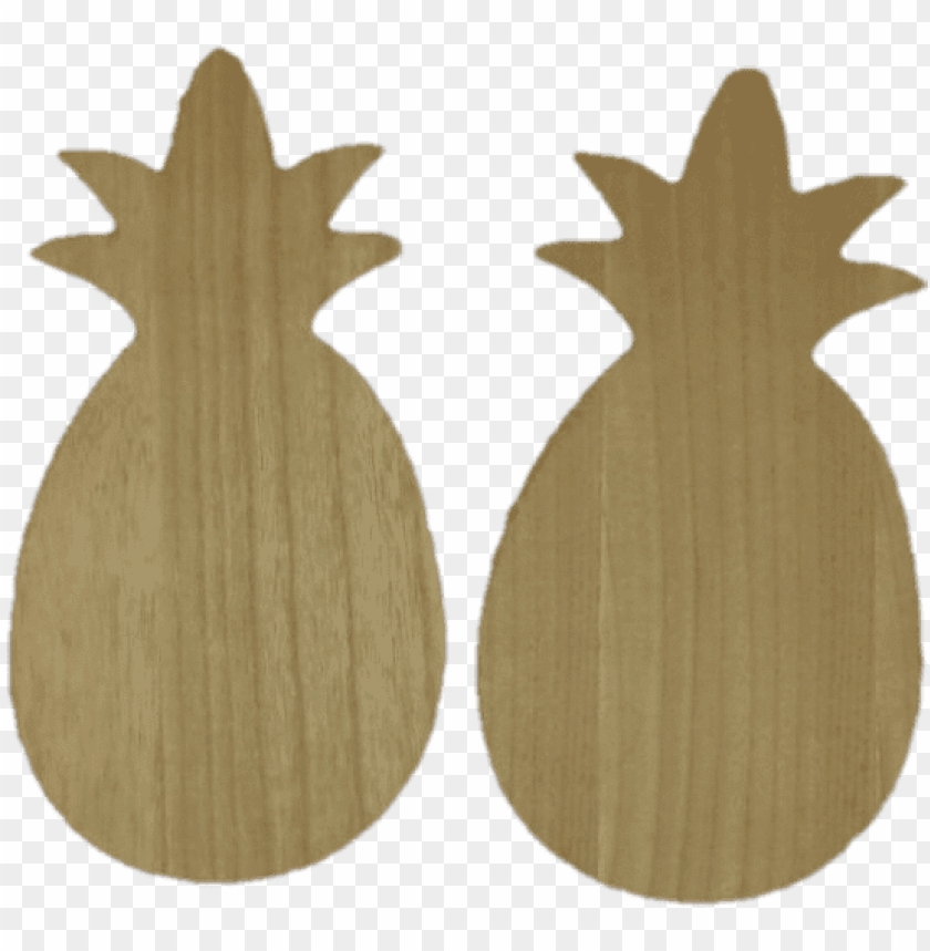 Wooden Pineapple Trivet - Pineapple PNG Image With Transparent Background