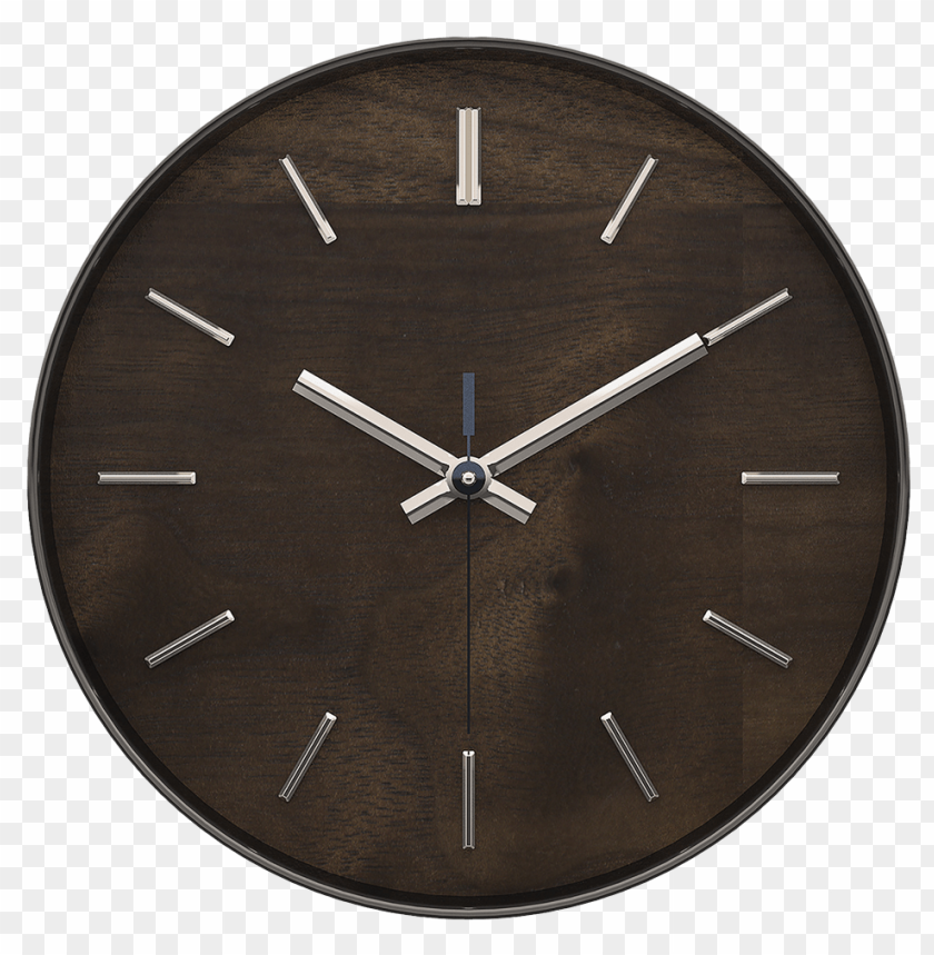 Clear wooden wall clock PNG Image Background ID 5094