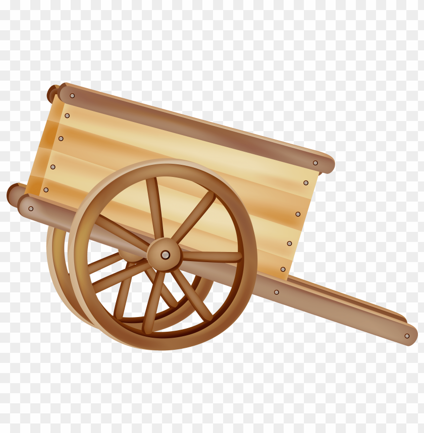 wheelbarrow, wooden