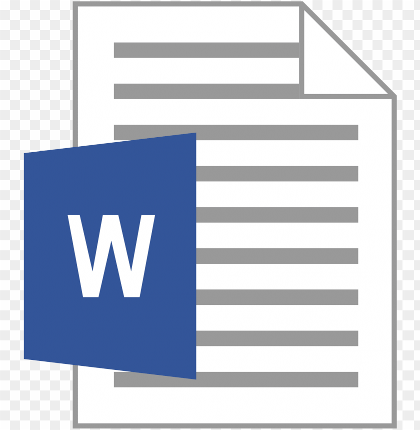 word file icon word 2016 file icon png - Free PNG Images ID 126263