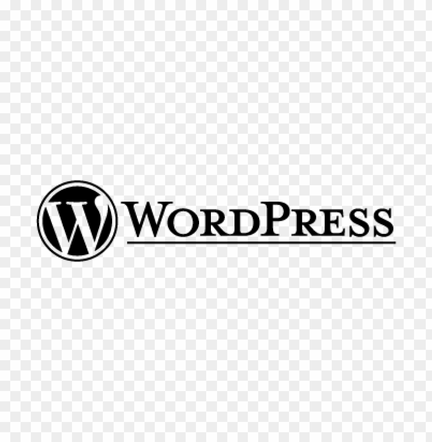  wordpress black vector logo free download - 463110