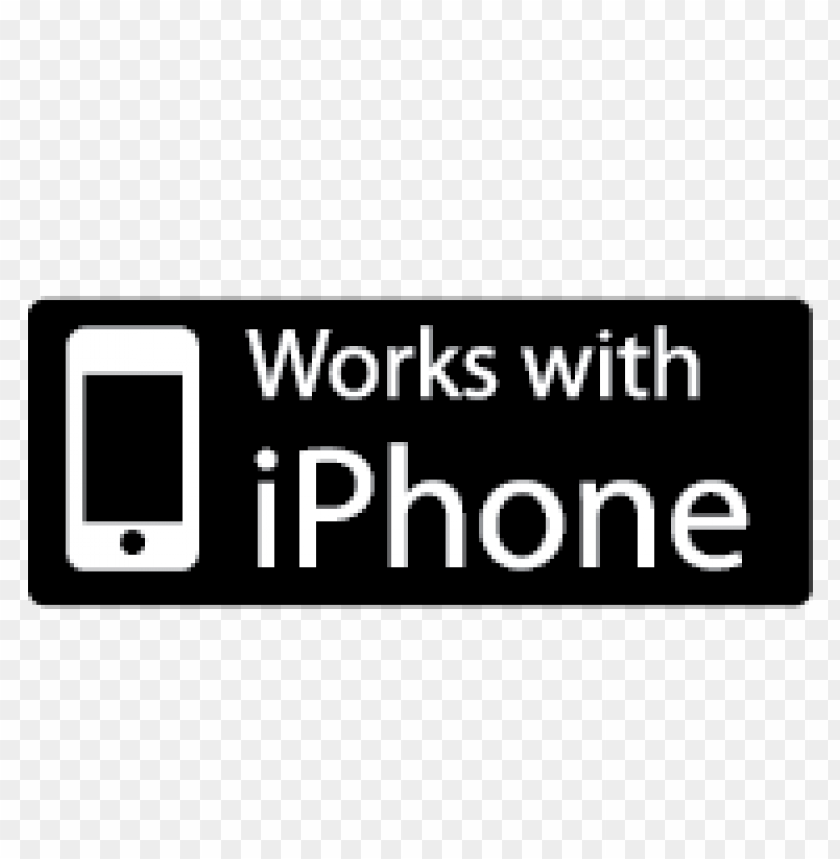  works with iphone vector free - 468602