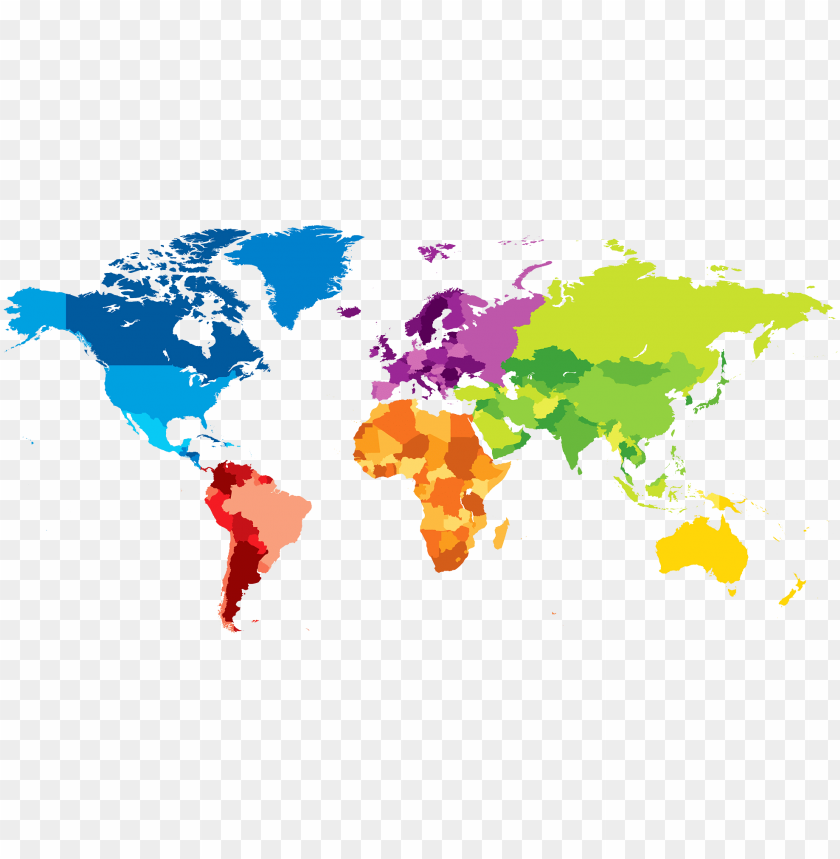 World Map Png Picture - World Map No Background PNG Transparent With Clear Background ID 261842