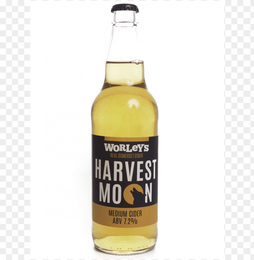 free PNG worley's harvest moon - beer bottle PNG image with transparent background PNG images transparent