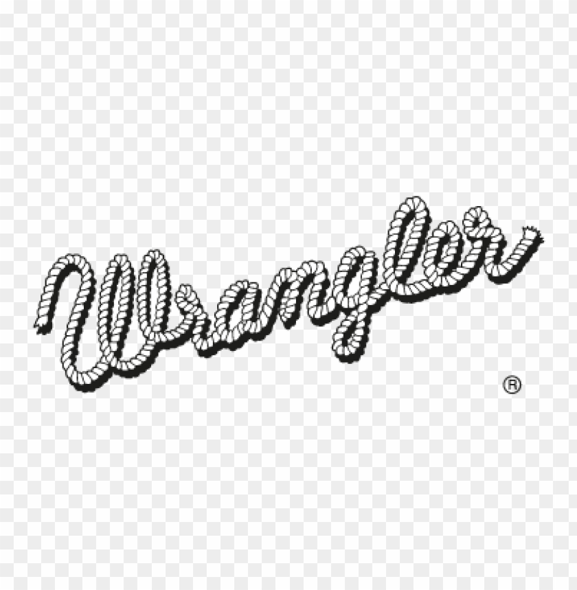  wrangler old vector logo free - 463102