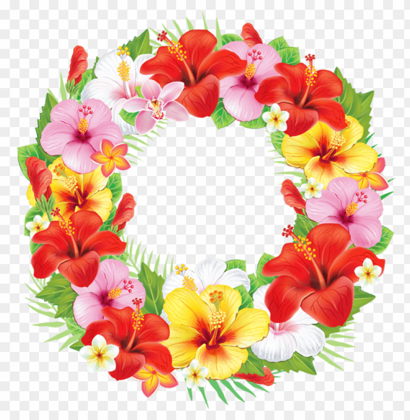 wreath of exotic flowerspicture
