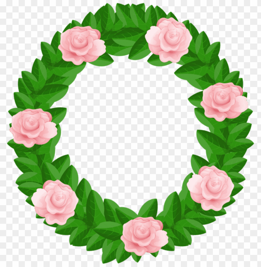wreath with roses free