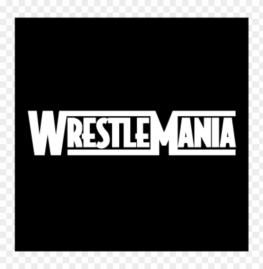  wwf wrestlemania logo vector free - 469002