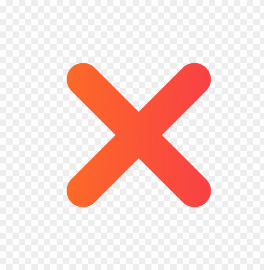 X Mark Tinder PNG Transparent With Clear Background ID 475548