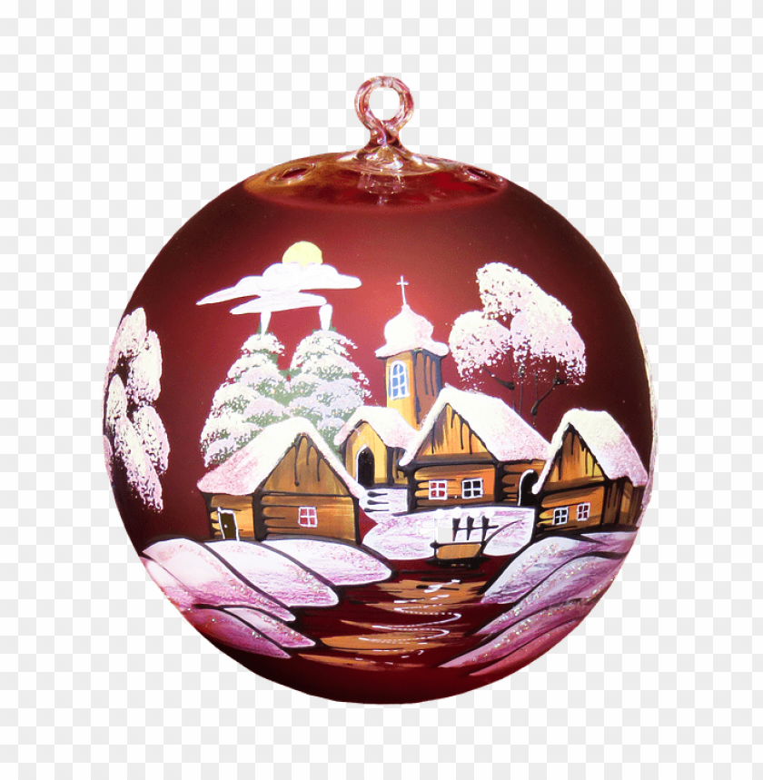 Xmas Ball Purple PNG Image With Transparent Background