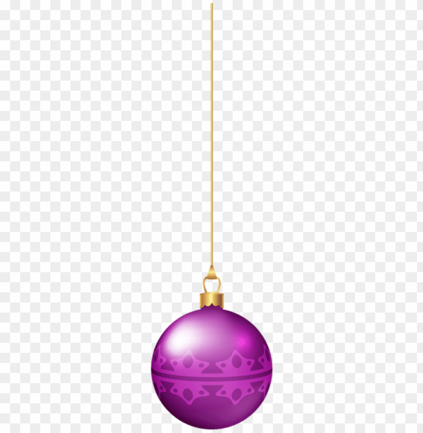 xmas hanging ball purple PNG Images@toppng.com