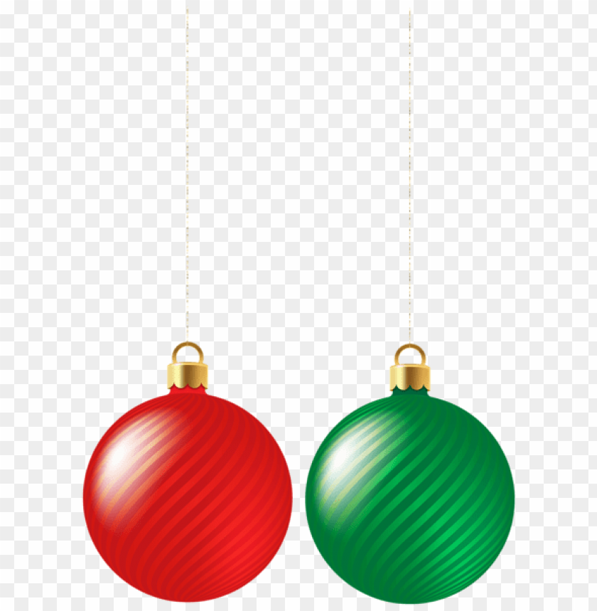 xmas hanging balls green red PNG Images@toppng.com