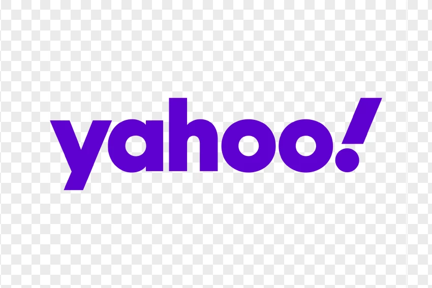 Yahoo Logo Purple Web Search Symbol PNG Transparent Background
